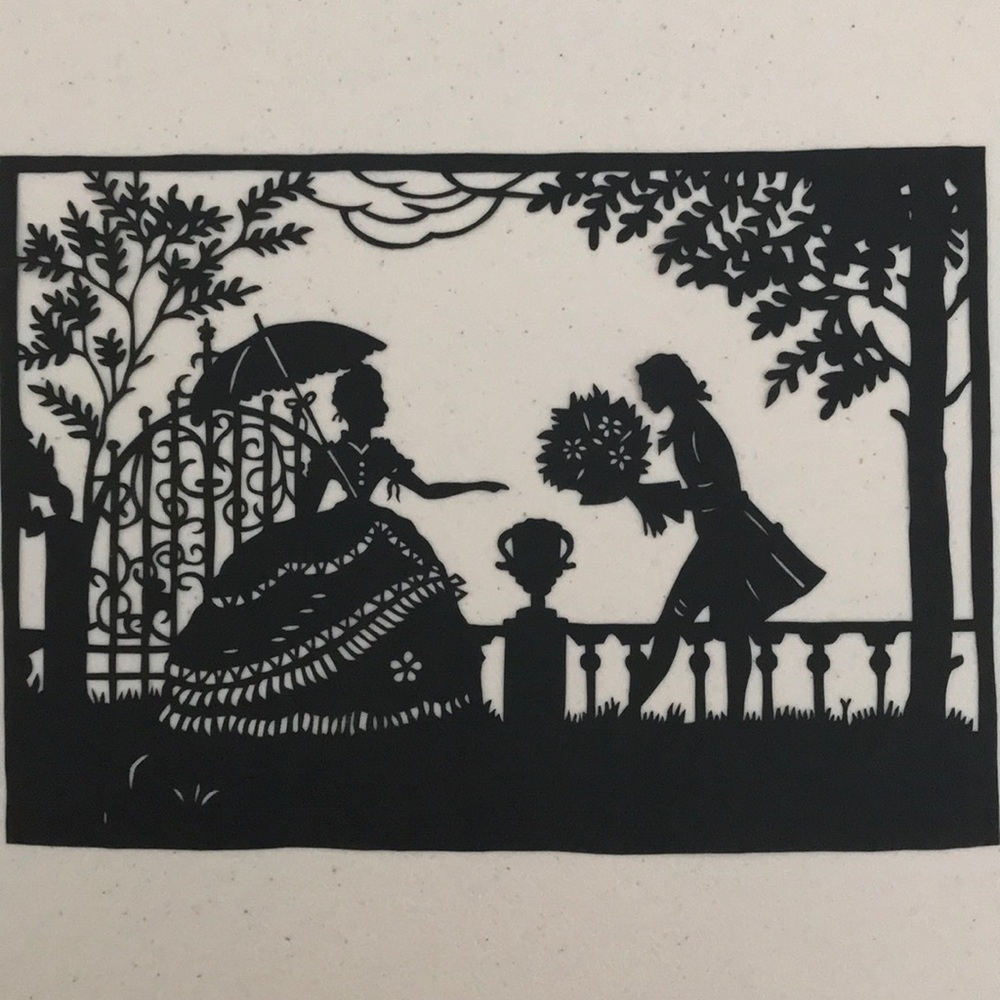 💖 Handmade PaperCut Silhouette Scherenschn…